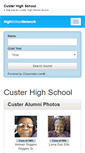 Mobile Screenshot of custerhighschool.org